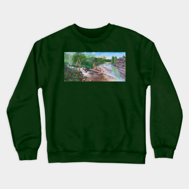 Ozark River Crewneck Sweatshirt by Matt Starr Fine Art